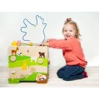 Small Foot Куб Животът на село, дидактичен - 10