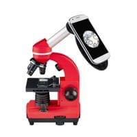 Bresser Микроскоп Biolux Sel, за начинаещи, червен - 2