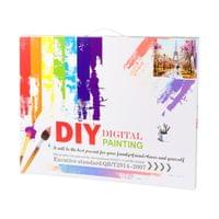 Foska Комплект рисуване по номера Айфеловата кула, 40 x... - 4