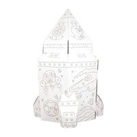 Small Foot Къща - Ракета за игра, картонена, 105 х 105 х 169 cm - 2