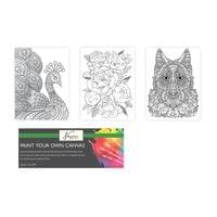 Nassau Платно за оцветяване, асорти, 20 х 15 cm, 12 броя - 1