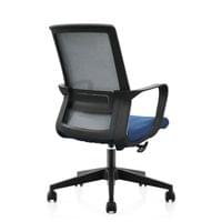 Офис стол RFG Smart W, дамаска и меш, Tilt механизъм, до 120 kg, синя... - 2 Офис стол RFG Smart W, дамаска и меш, Tilt механизъм, до 120 kg, синя... - 2
