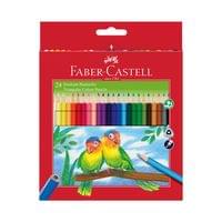 Faber-Castell Цветни моливи Eco, 24 цвята, с включена... - 1 Faber-Castell Цветни моливи Eco, 24 цвята, с включена... - 1