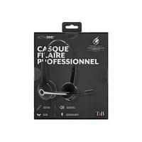Слушалки TNB Activ 200S, с микрофон, 3.5 mm жак/USB Type... - 2