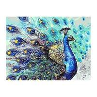 Foska Комплект рисуване по номера Паун, 40 x 50 cm - 1