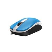 Мишка Genius DX-120, с кабел, USB Type-A, 3 бутона, синя - 2