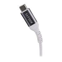 Кабел TNB, USB Type-C към USB Type-C, 2 m, 100 W, бял - 2