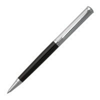 Hugo Boss Химикалка Sophisticated Diamond, в кутия, сиво-черна - 1