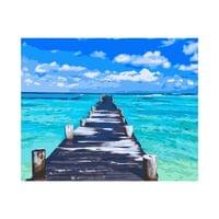 Foska Комплект рисуване по номера Море, 40 x 50 cm - 1