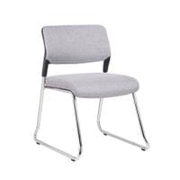 Посетителски стол RFG Evo 4S M, текстил, метална основа, до 120 kg, сив - 1