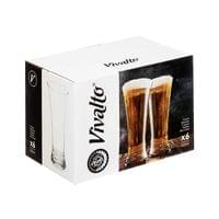 Чаша за бира Vivalto, конична, стъклена, 320 ml, 6 броя - 2 Чаша за бира Vivalto, конична, стъклена, 320 ml, 6 броя - 2