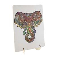 Moxy Пъзел Слон, уникални форми, дървен, 132 части - 5