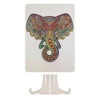 Moxy Пъзел Слон, уникални форми, дървен, 132 части - 6