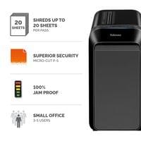 Шредер за унищожаване на документи Fellowes LX221, Micro-Cut, 30 L,... - 2