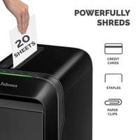 Шредер за унищожаване на документи Fellowes LX221, Micro-Cut, 30 L,... - 2