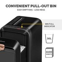 Шредер за унищожаване на документи Fellowes LX221, Micro-Cut, 30 L,... - 7