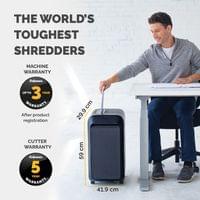 Шредер за унищожаване на документи Fellowes LX221, Micro-Cut, 30 L,... - 8