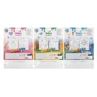 Moxy Рисуване по номера, 2xA4, с четка и 6 бои, асорти,... - 2
