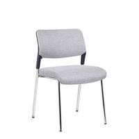 Посетителски стол RFG Evo 4L M, текстил, метална основа, до 120 kg, сив,... - 1