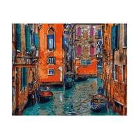 Foska Комплект рисуване по номера Венеция, 40 x 50 cm - 1