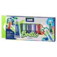 Темперни бои Junior Brillio, в тубички по 12 ml, 10 цвята - 1
