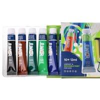Темперни бои Junior Brillio, в тубички по 12 ml, 10 цвята - 2