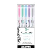 Zebra Текст маркер Mildliner Favorites, двоен, 5 цвята - 1