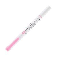 Zebra Текст маркер Mildliner Fluorescent, двоен, розов - 2
