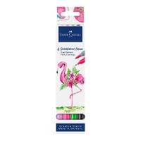 Faber-Castell Маркер Goldfaber Aqua Dual, Flamingo, 4 броя - 1 Faber-Castell Маркер Goldfaber Aqua Dual, Flamingo, 4 броя - 1