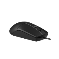 Мишка A4Tech OP-330S, с кабел, безшумна, USB, черна - 2