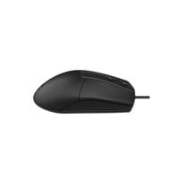 Мишка A4Tech OP-330S, с кабел, безшумна, USB, черна - 3