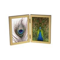 Goldbuch Рамка за снимка, двойна, дървена, 10 х 15 cm, златиста - 1