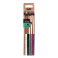 Milan Цветни моливи Copper, 3.5 mm, 6 цвята - 1 Milan Цветни моливи Copper, 3.5 mm, 6 цвята - 1