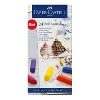 Faber-Castell Пастел Goldfaber, Soft, сух, мини, 24 цвята - 1
