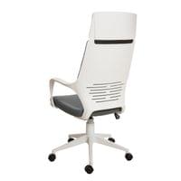 Директорски стол Force White, текстил, Tilt механизъм, до 120 kg, сив - 2 Директорски стол Force White, текстил, Tilt механизъм, до 120 kg, сив - 2