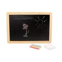 Small Foot Черна дъска, с цветни тебешири и гъба, 33 х 23 х 1 cm - 0 Small Foot Черна дъска, с цветни тебешири и гъба, 33 х 23 х 1 cm - 0