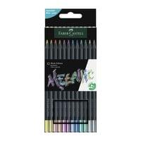 Faber-Castell Моливи Black Edition Metallic, 12 цвята - 1 Faber-Castell Моливи Black Edition Metallic, 12 цвята - 1