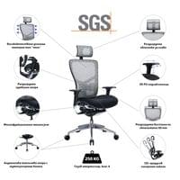 Ергономичен стол RFG TECH@PRO, Multi-function механизъм, до 250 kg,... - 7 Ергономичен стол RFG TECH@PRO, Multi-function механизъм, до 250 kg,... - 7