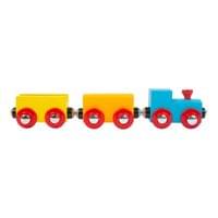 Small Foot Влакче с релси, дървено 45 х 60 х 9.5 cm, 40 части - 2