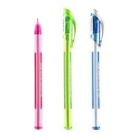 Химикалка Junior Trion, с капачка, 1 mm, асорти - 2
