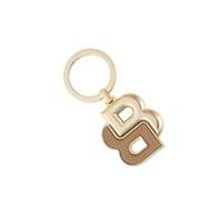 Hugo Boss Ключодържател Double B, кафяво-златист - 2