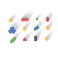 Табуретка RFG Cube, квадратна, екокожа, 60 х 60 х 43 cm,... - 2