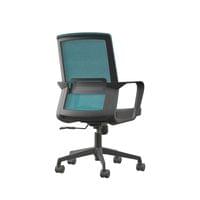 Офис стол RFG Smart W, дамаска и меш, Tilt механизъм, до 120 kg, черна... - 3 Офис стол RFG Smart W, дамаска и меш, Tilt механизъм, до 120 kg, черна... - 3
