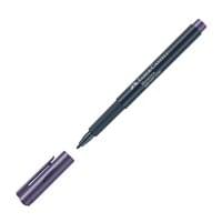 Faber-Castell Маркер, объл, 1.5 mm, металик, лилав - 2
