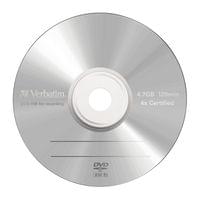 DVD-R VerbatimW, презаписваем, 4.7 GB, 4x, в кутия - 1