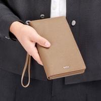 Hugo Boss Портфейл за пътуване Classic Grained, карамел - 3