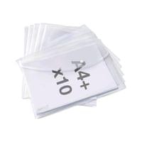 Rapesco Папка Eco GRS, PP, с копче, A4+, прозрачна, 10 броя - 1
