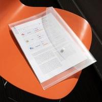 Rapesco Папка Eco GRS, PP, с копче, A4+, прозрачна, 10 броя - 3 Rapesco Папка Eco GRS, PP, с копче, A4+, прозрачна, 10 броя - 3
