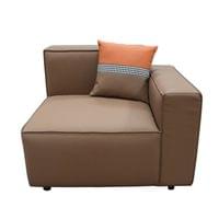 Модул RFG Kiano ляв, екокожа 950 х 880 х 740 mm, кафяв - 1