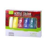 Акрилни бои Standart Acrylic, в тубички по 120 ml, 6 цвята - 1